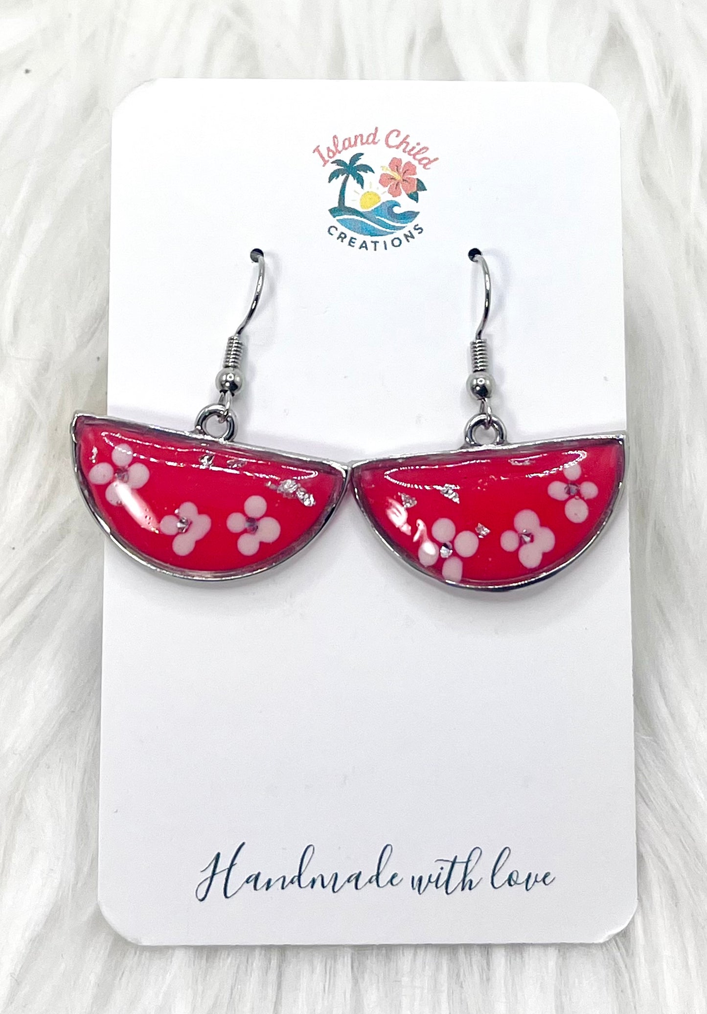 RED PAINTED DANGLES