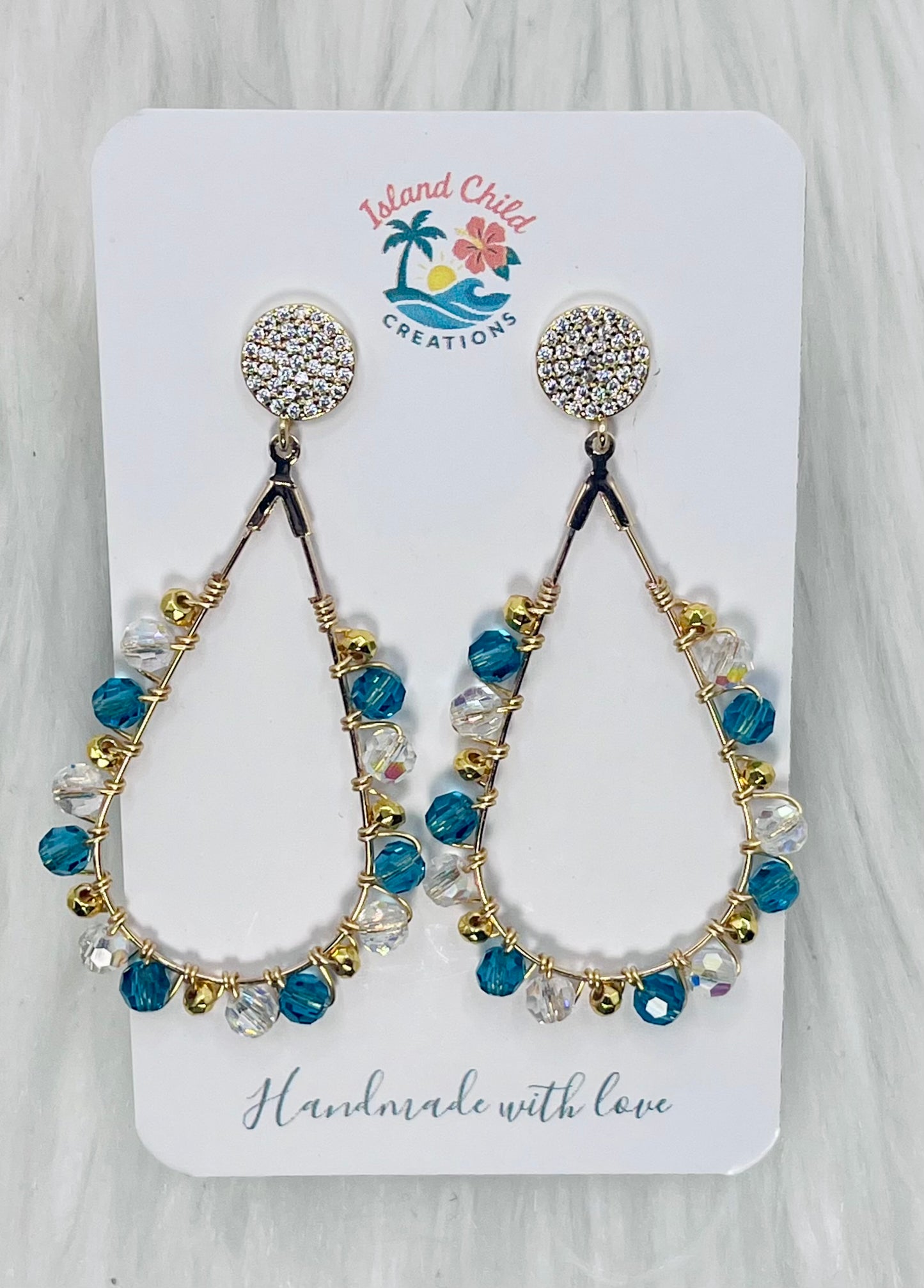 PRECIOSA CRYSTAL BEADED DANGLES