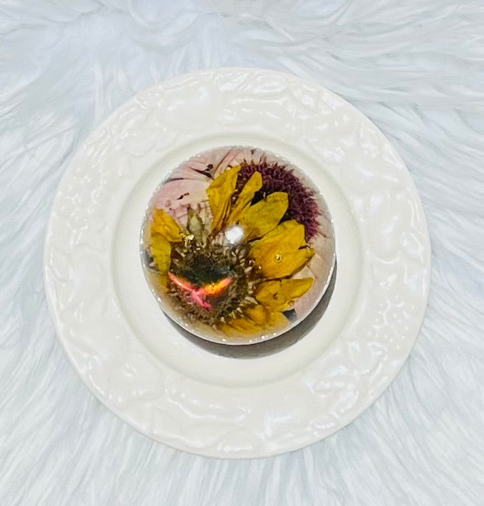 LARGE FLORAL SPHERE