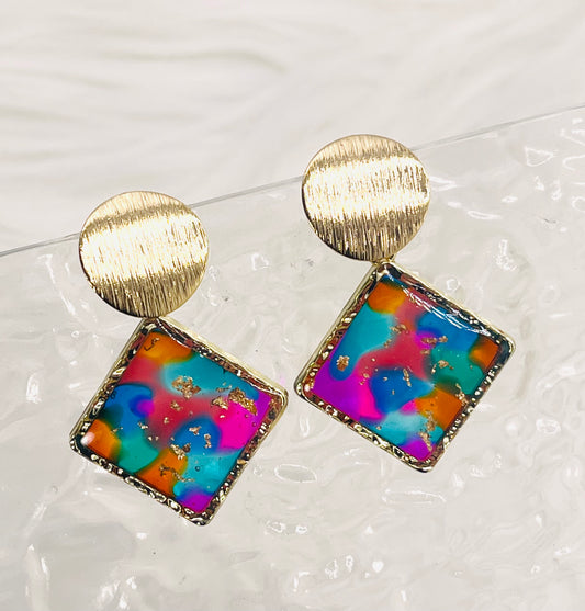 VIBRANT COLORFUL DANGLES