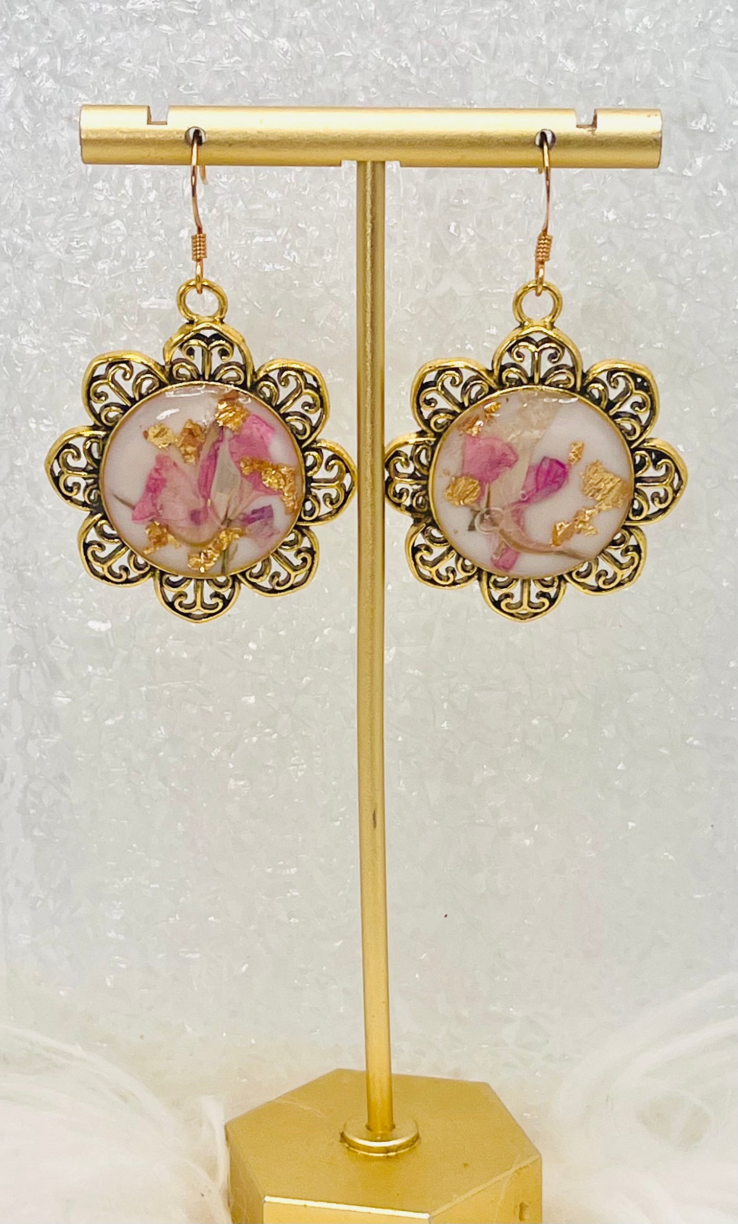 FLOWERS IN FLOWERS DANGLES