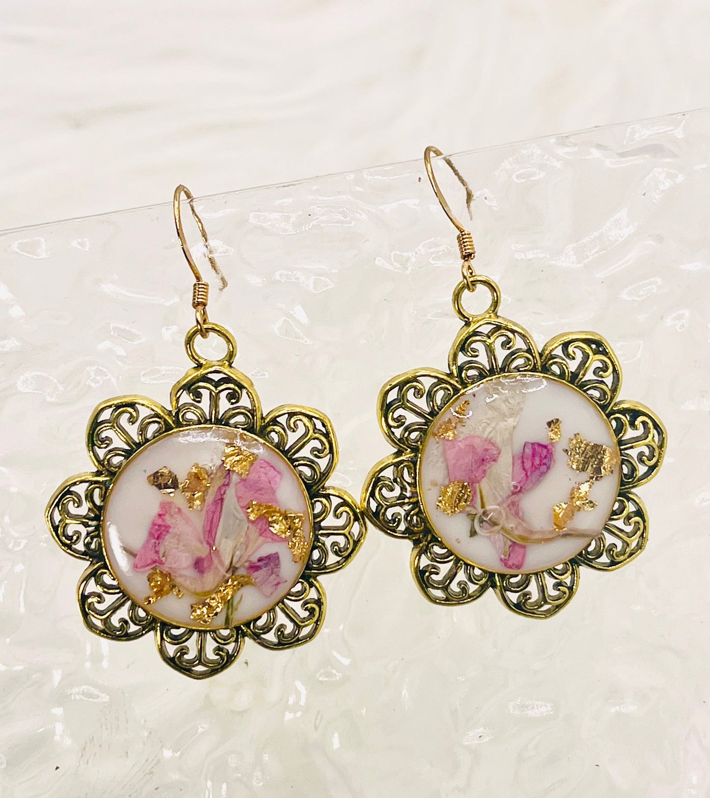 FLOWERS IN FLOWERS DANGLES