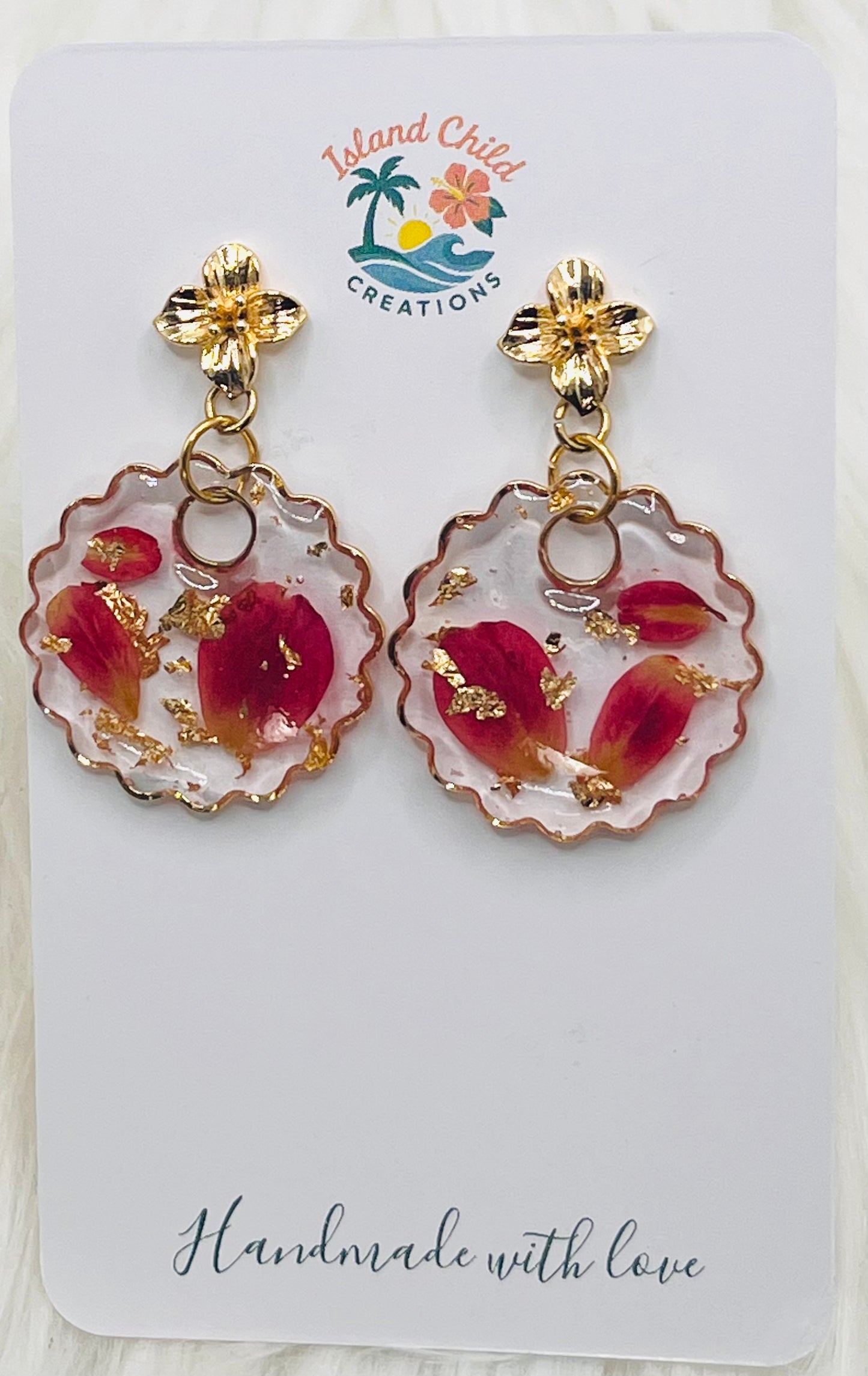 FLORAL LOVE DANGLES