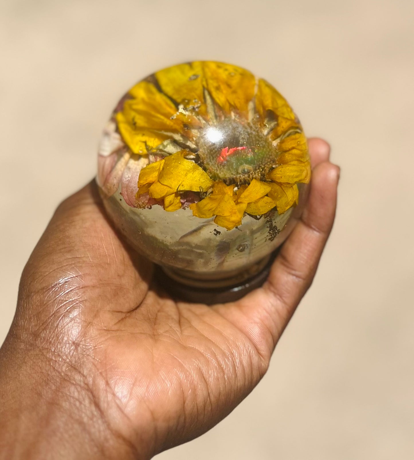 LARGE FLORAL SPHERE