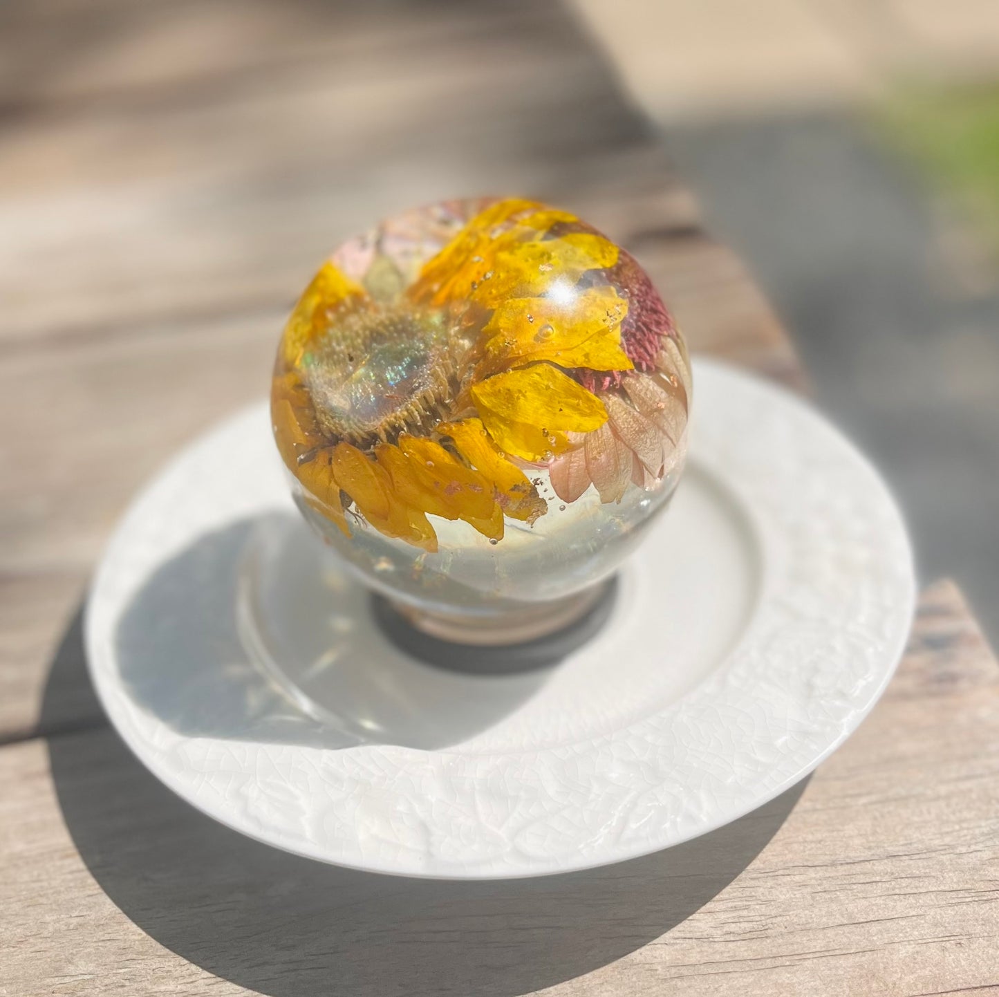 LARGE FLORAL SPHERE