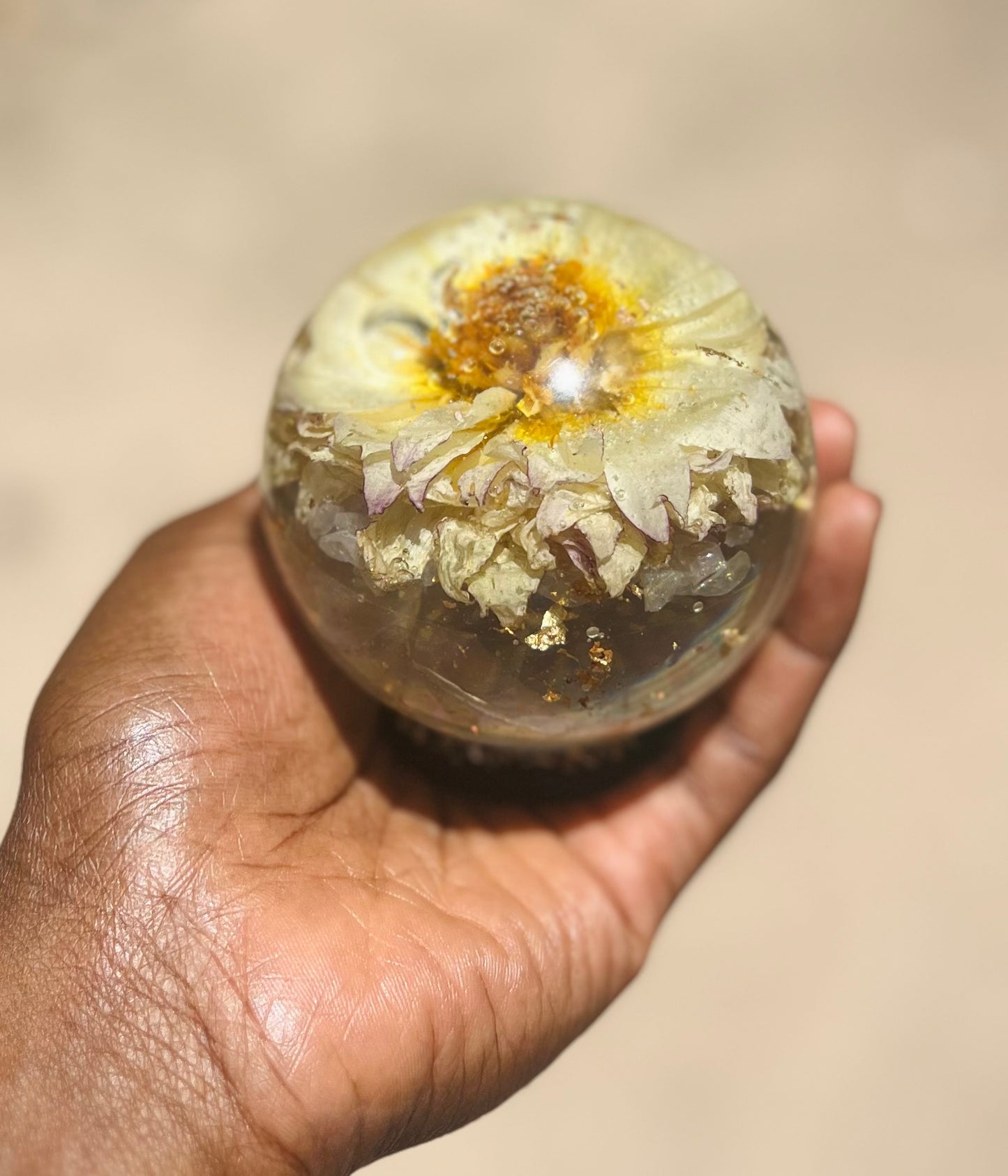 LARGE FLORAL SPHERE