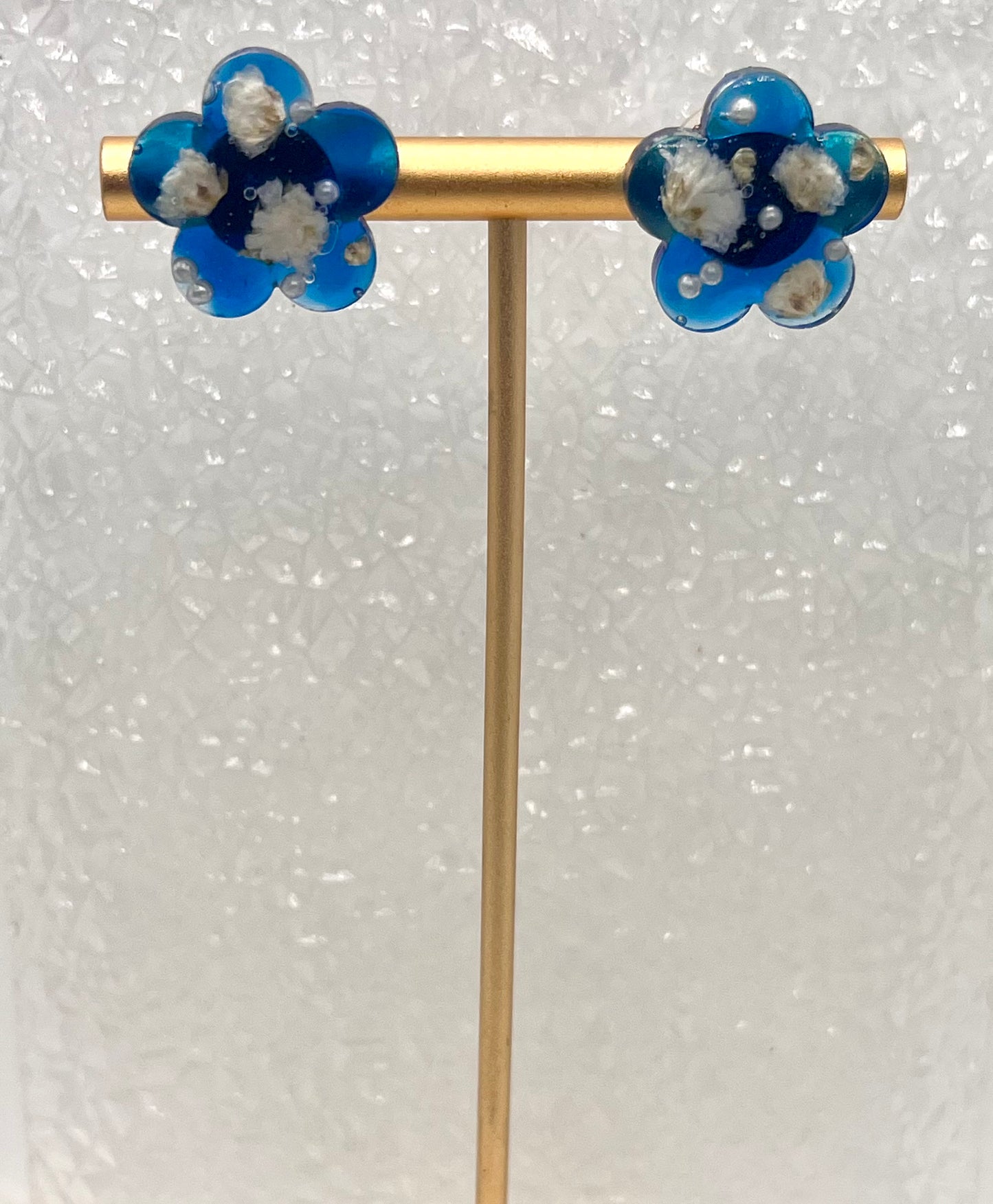 FLORAL PEARL STUDS