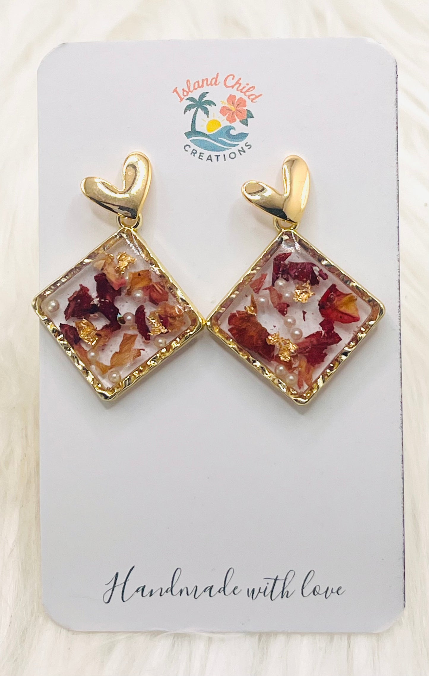 FLORAL LOVE DANGLES