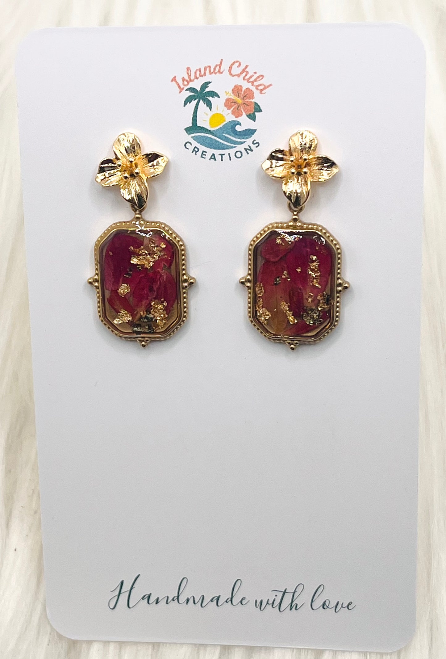 FLORAL LOVE DANGLES
