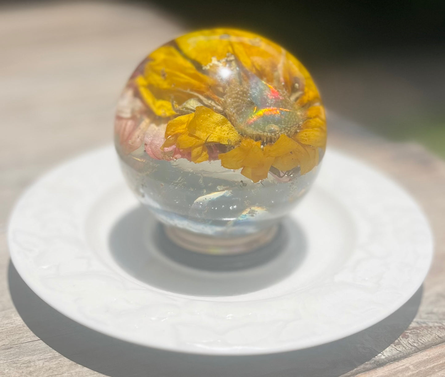 LARGE FLORAL SPHERE