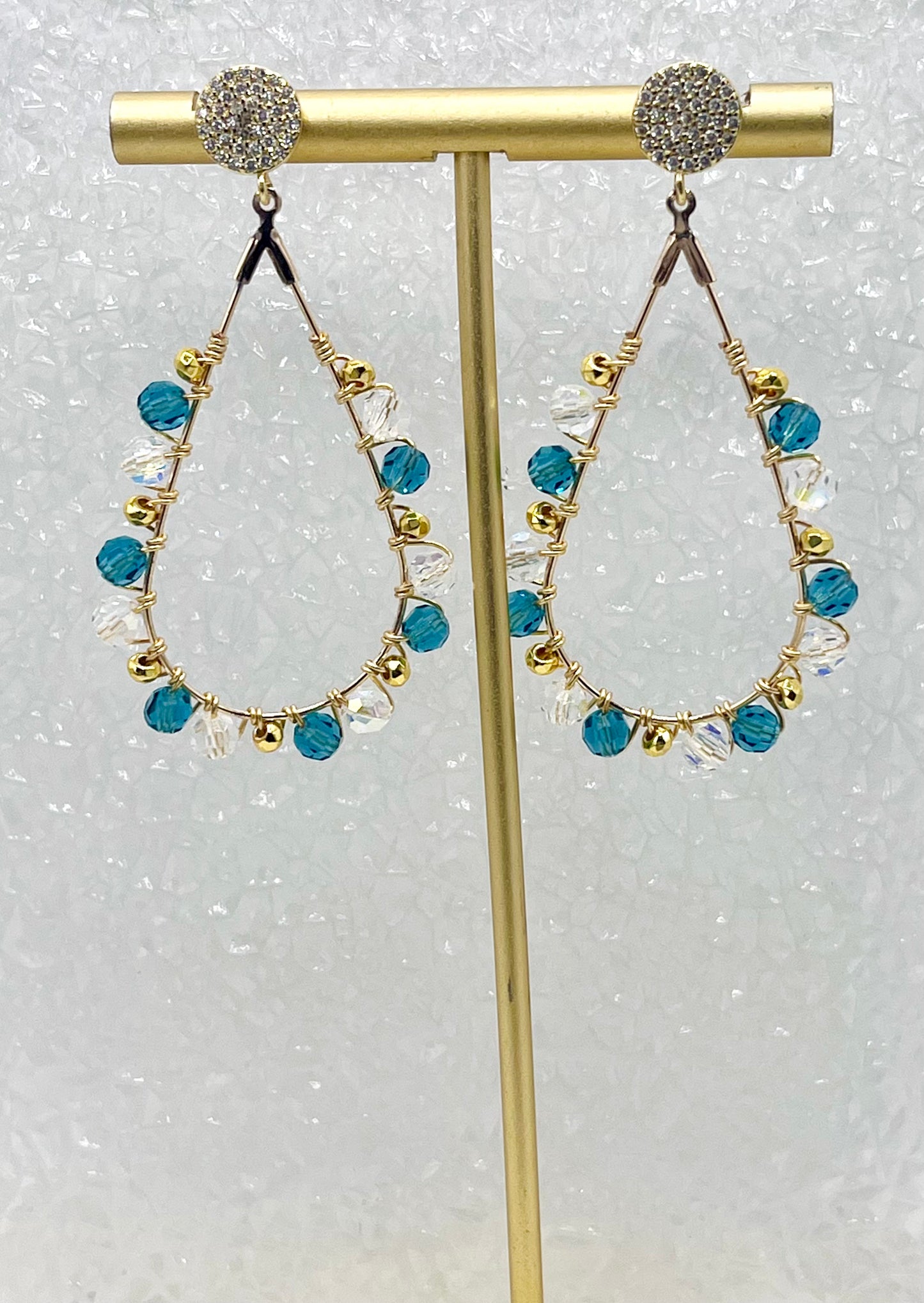 PRECIOSA CRYSTAL BEADED DANGLES