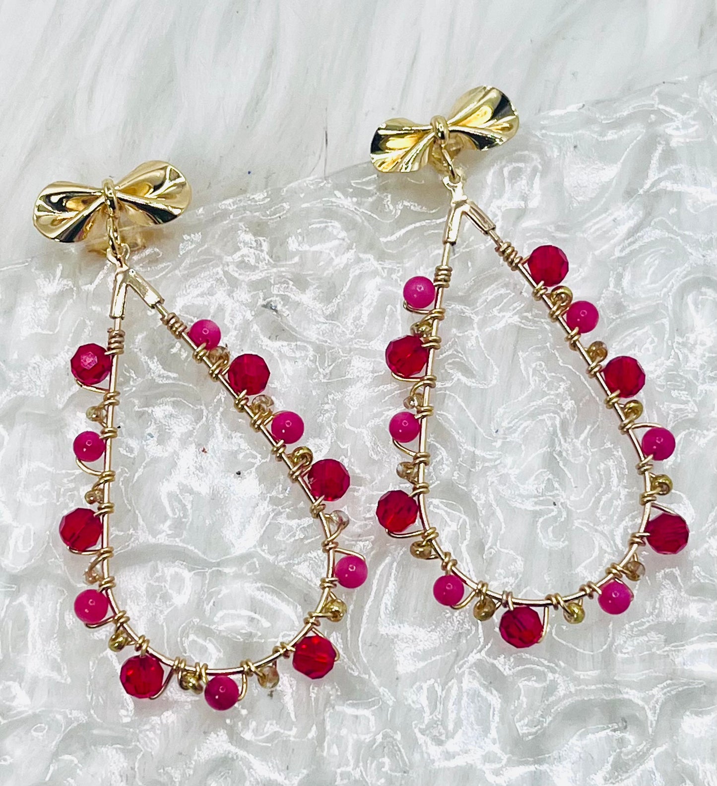 PRECIOSA CRYSTAL BEADED DANGLES